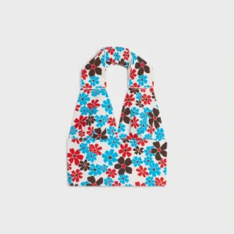 Top in jacquard di poliammide