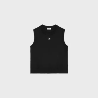 Top in lana pregiata
