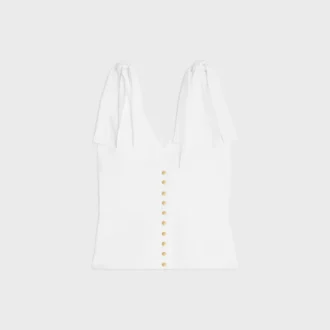 Top in popeline di cotone