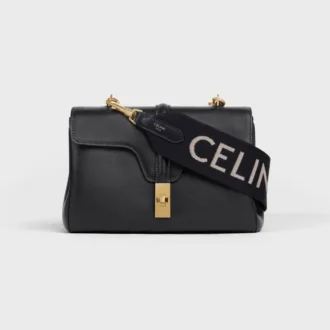 Tracolla lunga in lana con jacquard CELINE Tracolla lunga in lana con jacquard CELINE