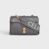 Tracolla lunga in lana con jacquard CELINE Tracolla lunga in lana con jacquard CELINE