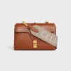 Tracolla lunga in lana con jacquard CELINE