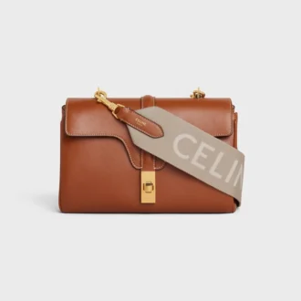Tracolla lunga in lana con jacquard CELINE Tracolla lunga in lana con jacquard CELINE