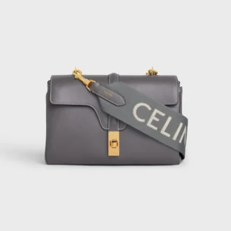 Tracolla lunga in lana con jacquard CELINE