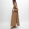 Trench in gabardine di cotone e lana Trench in gabardine di cotone e lana