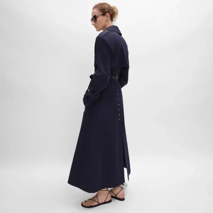Trench Tux in gabardine di cotone e lana Trench Tux in gabardine di cotone e lana