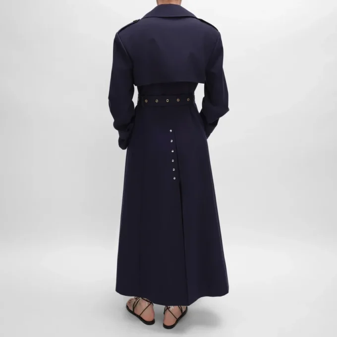 Trench Tux in gabardine di cotone e lana Trench Tux in gabardine di cotone e lana