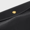Trio con patta in pelle di agnello liscia Trio con patta in pelle di agnello liscia